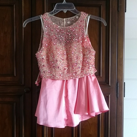 2 piece homecoming/prom dress - Picture 2 of 2